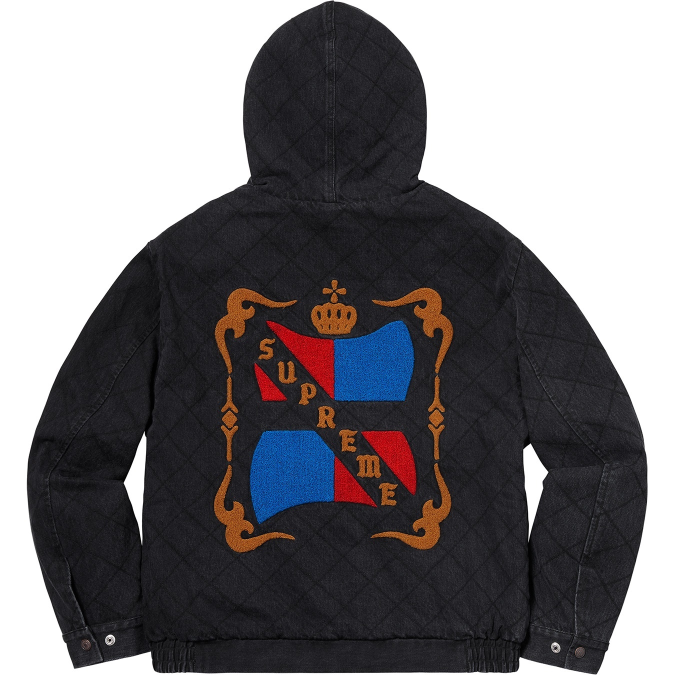 Quilted Denim Pilot Jacket view 4